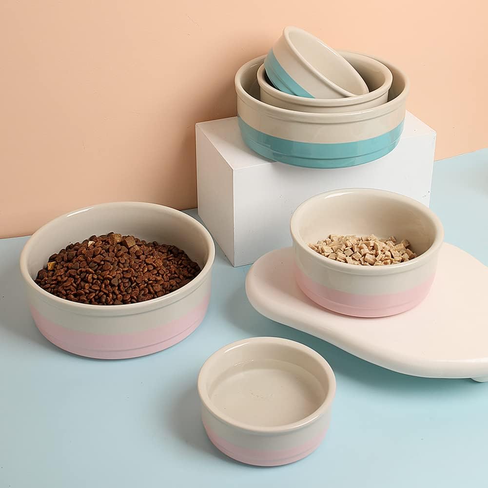 Sweejar Ceramic Dog Bowl |  Porcelain Pet Bowl