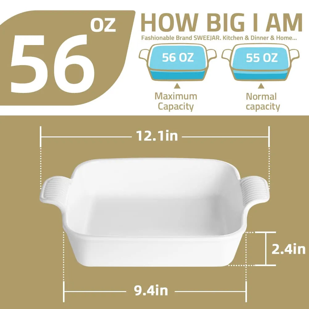 SWEEJAR Ceramic Baking Dishes