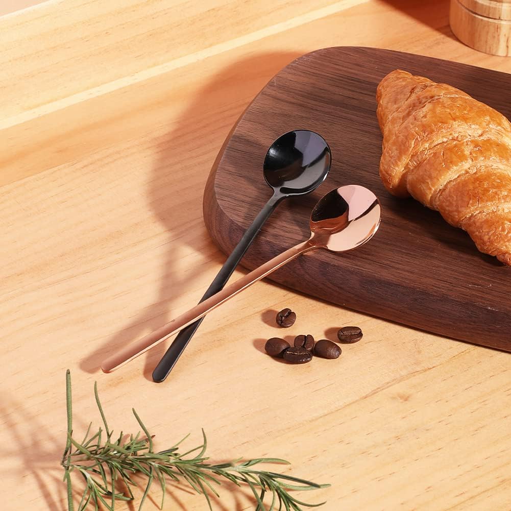 Sweejar Stainless Steel Espresso Coffee Spoons | Coffee Sugar | Dessert | Cake | Ice Cream