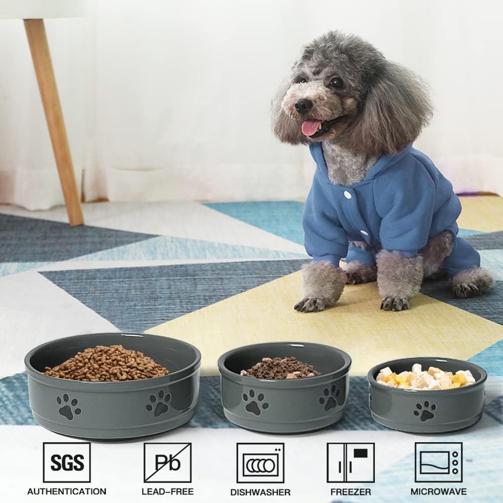 Sweejar Ceramic Dog Bowl |  Porcelain Pet Bowl