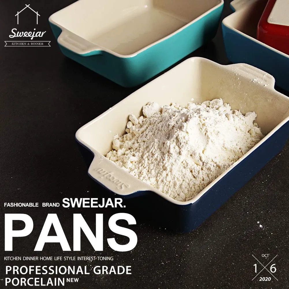 SWEEJAR Ceramic Baking Dishes | 22OZ