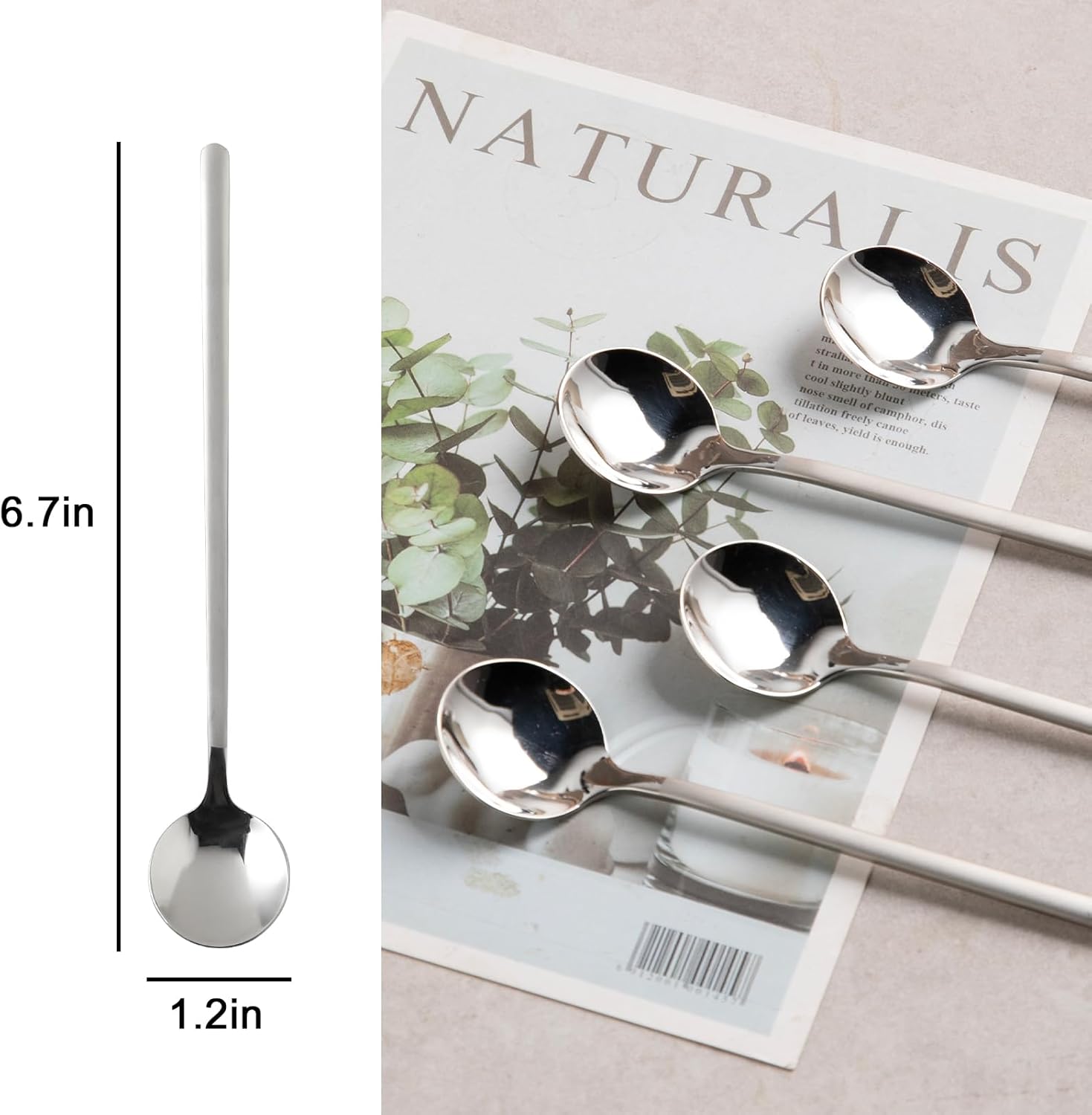 Sweejar Stainless Steel Espresso Coffee Spoons | Coffee Sugar | Dessert | Cake | Ice Cream