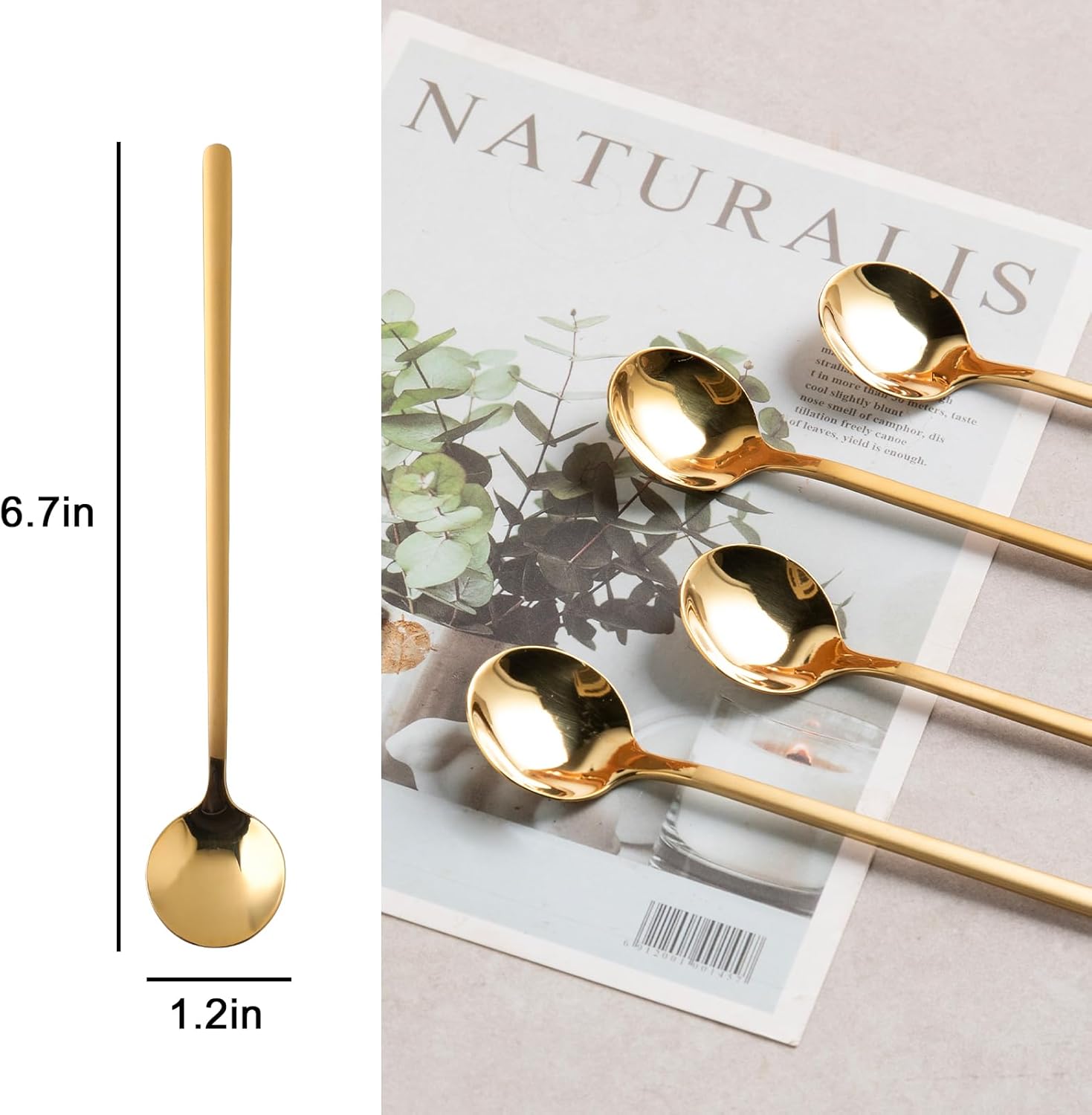 Sweejar Stainless Steel Espresso Coffee Spoons | Coffee Sugar | Dessert | Cake | Ice Cream