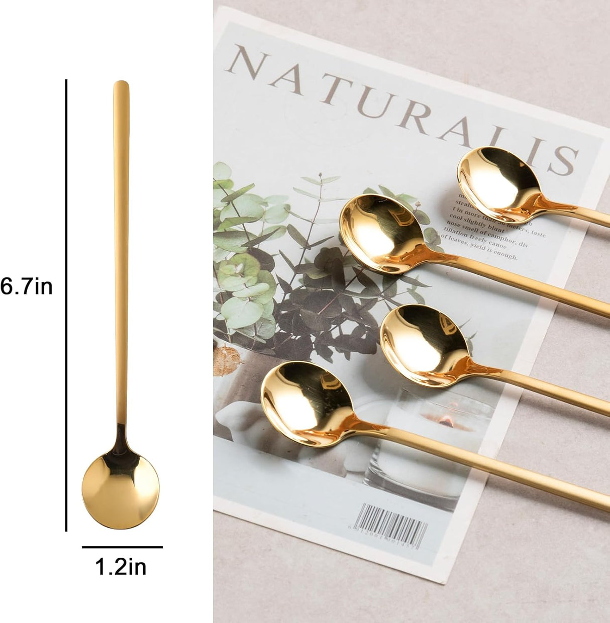 Sweejar Stainless Steel Espresso Coffee Spoons | Coffee Sugar | Dessert | Cake | Ice Cream