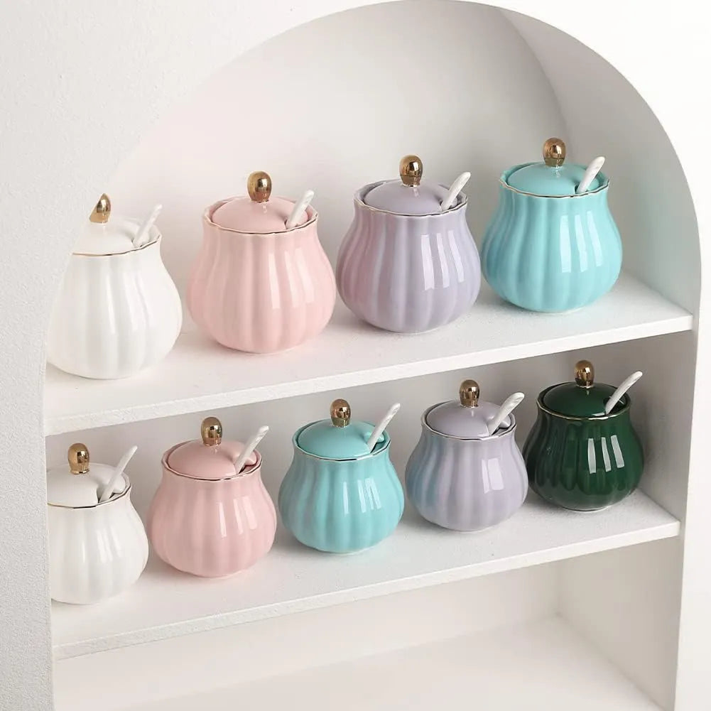 Sweejar Royal Ceramic Sugar Bowl | 12 Ounce