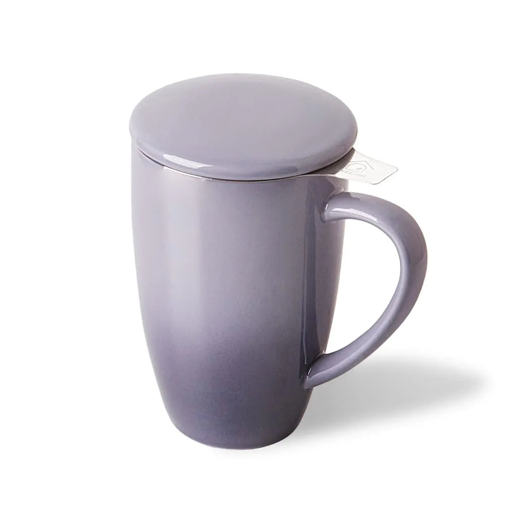 SWEEJAR Porcelain Tea Mug Cup with Infuser | 16 Fl Oz