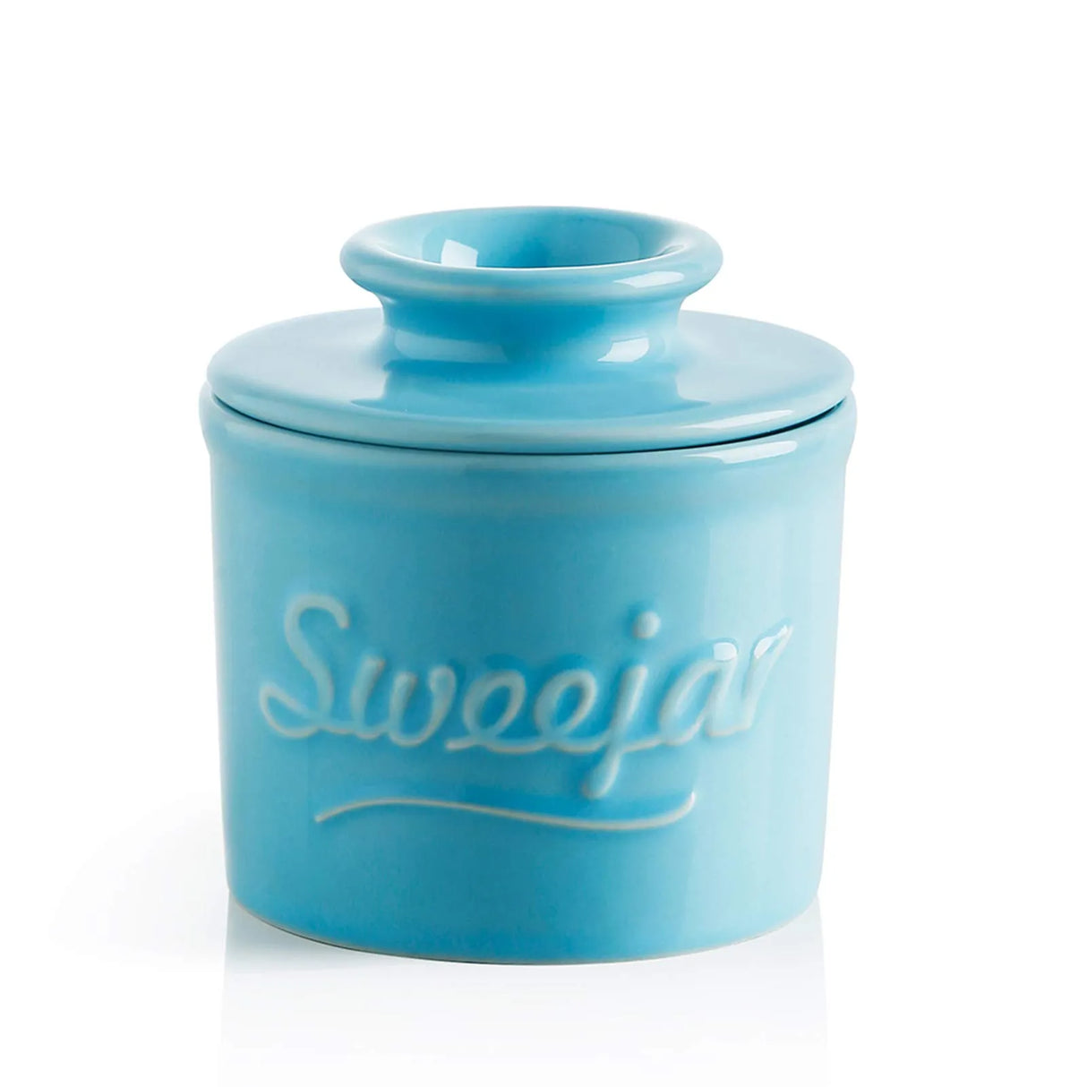 SWEEJAR Porcelain Butter Crock Keeper