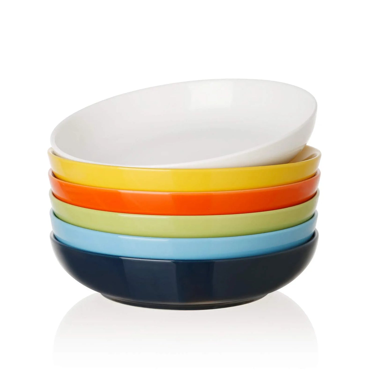 Sweejar Ceramic Pasta Bowls Set | Set of 6 | 23 OZ