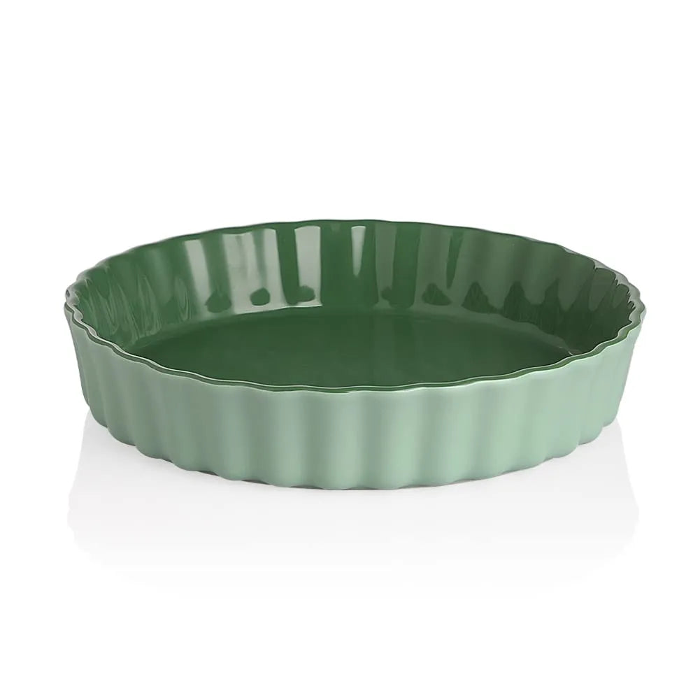 SWEEJAR Porcelain Pie Pan | 9.5 Inch