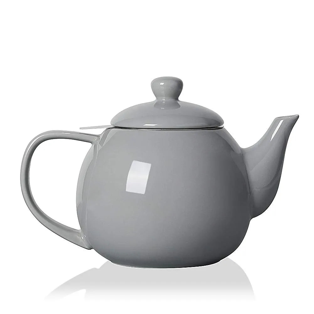 SWEEJAR Porcelain Teapot with Infuser Lid