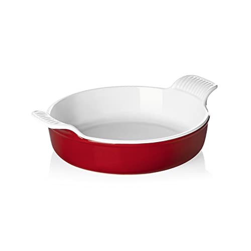 SWEEJAR Ceramic Baking Dish, 8/9 Inches Cake Baking Pan for Brownie, P