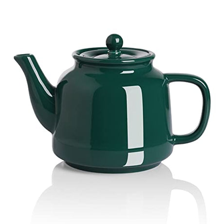 SWEEJAR Porcelain Teapot with Infuser and Lid | 30 OZ