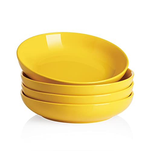 SWEEJAR 25oz Pasta Bowls | Set of 4