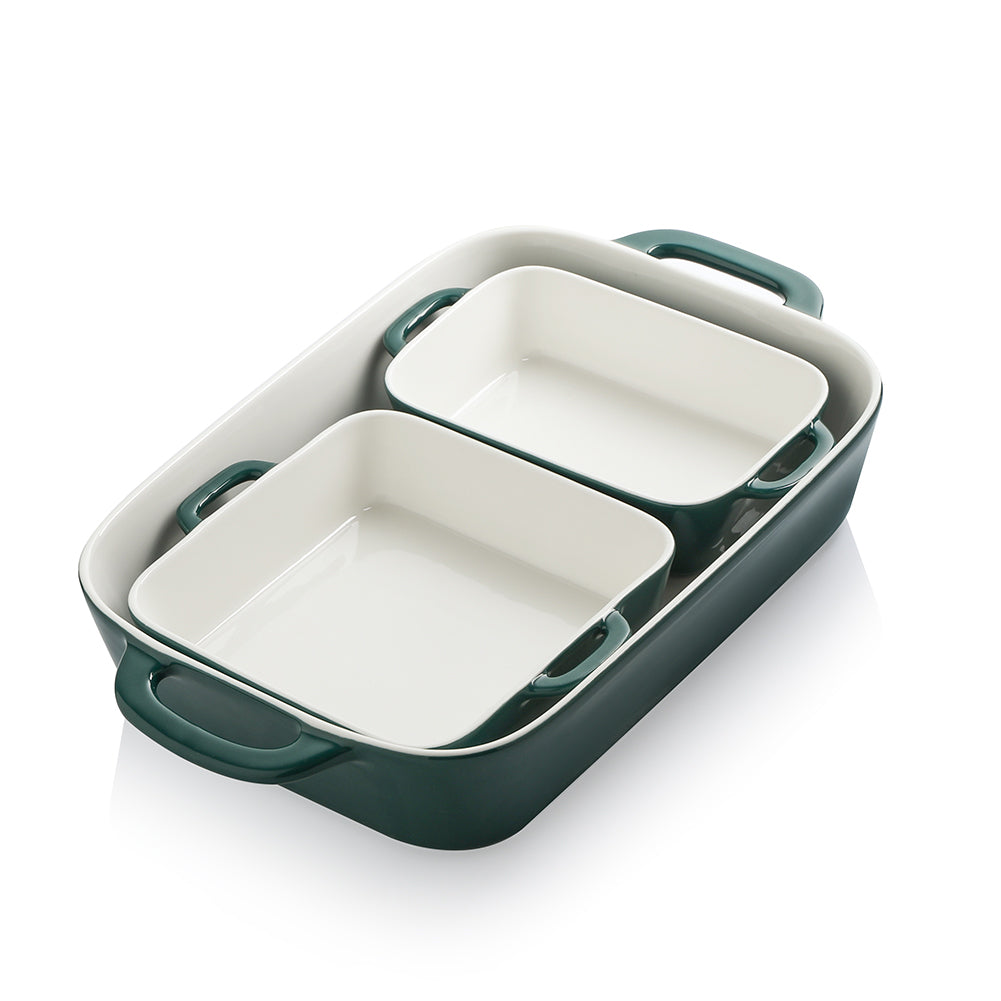 SWEEJAR Ceramic Bakeware Set | Porcelain Baking Pans