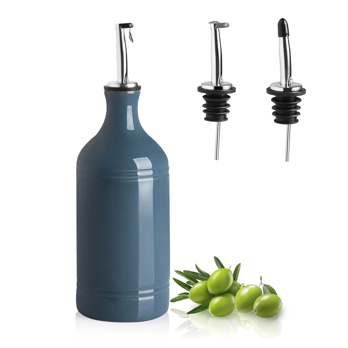 Sweejar Ceramic Olive Oil Dispenser Bottle | Storage Oil, Vinegar, Coffee Syrups