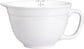 Sweejar Porcelain Mixing Bowl with Scale, Ceramic Serving Container for Baking, Prepping, Cooking