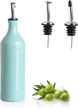 Sweejar Ceramic Olive Oil Dispenser Bottle | Storage Oil, Vinegar, Coffee Syrups