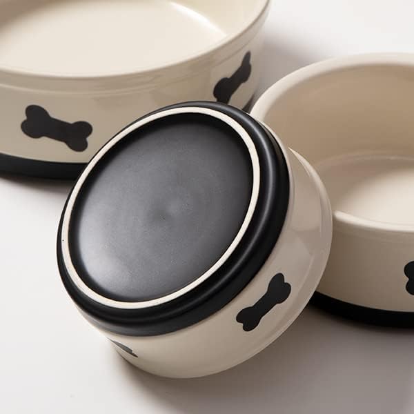 Sweejar Ceramic Dog Bowl |  Porcelain Pet Bowl
