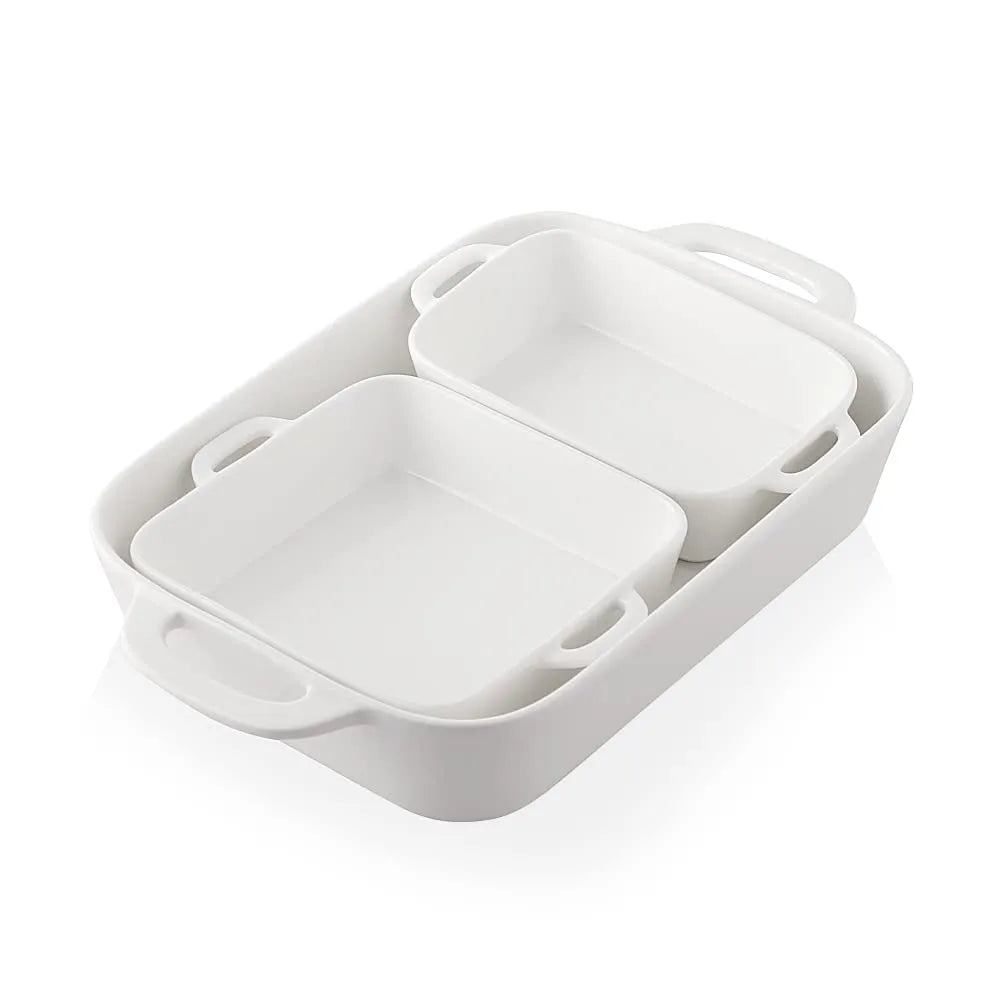 SWEEJAR Ceramic Bakeware Set | Porcelain Baking Pans