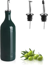 Sweejar Ceramic Olive Oil Dispenser Bottle | Storage Oil, Vinegar, Coffee Syrups