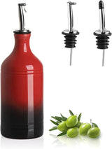 Sweejar Ceramic Olive Oil Dispenser Bottle | Storage Oil, Vinegar, Coffee Syrups