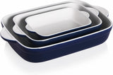 Sweejar Ceramic Bakeware Casserole Dishes for Oven | Set of 3