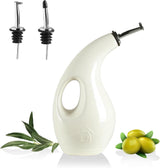 Sweejar Ceramic Olive Oil Bottle Dispenser | Storage Vinegar, Coffee Syrups, Liquids | 24 Oz