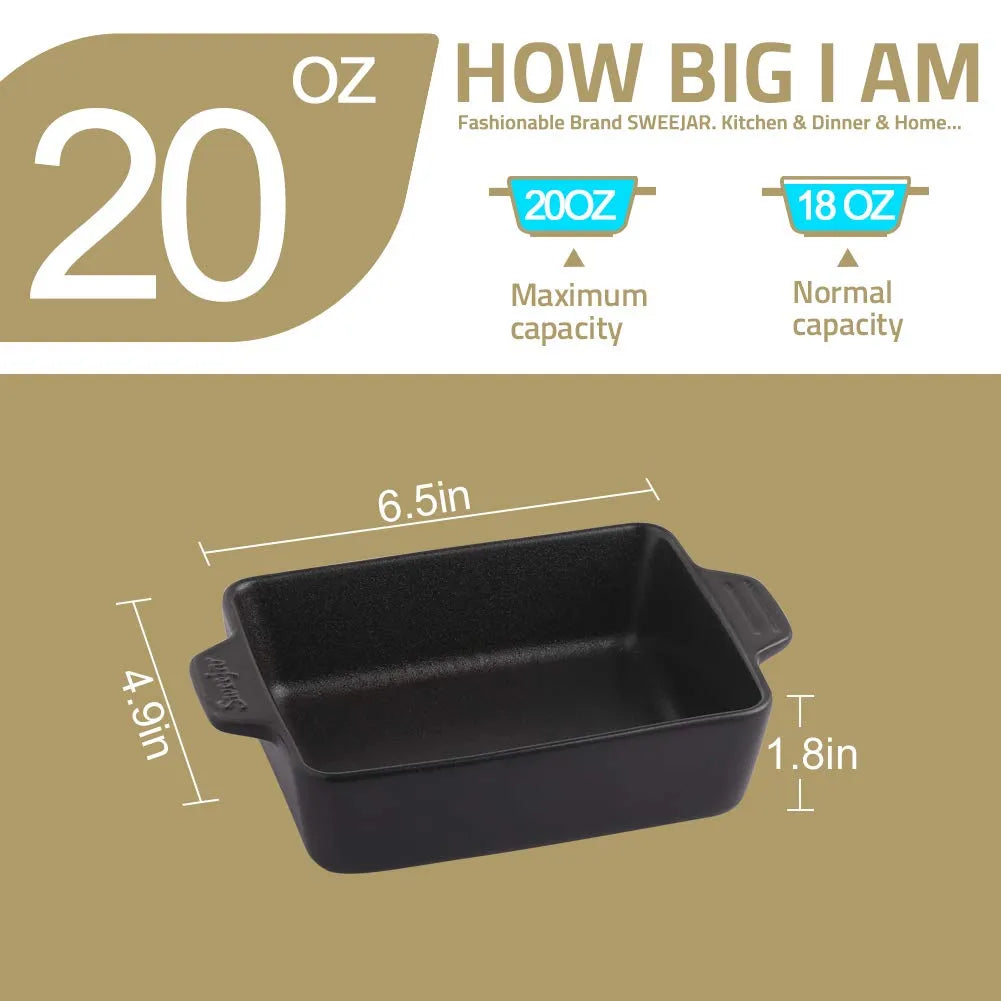SWEEJAR Ceramic Baking Dishes