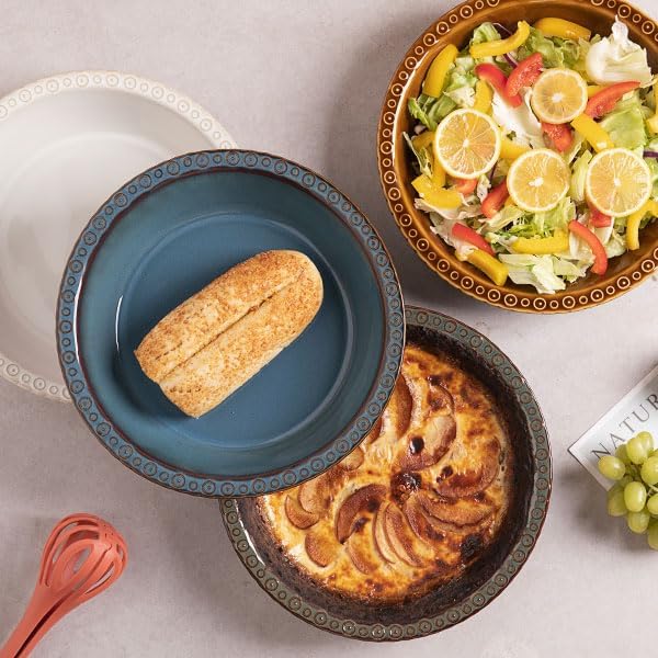 Sweejar Ceramic Pie Pan for Baking