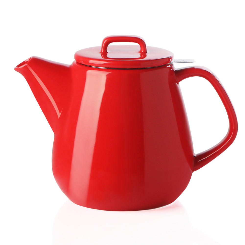 SWEEJAR Ceramic Teapot, Large Tea Pot with Stainless Steel Infuser