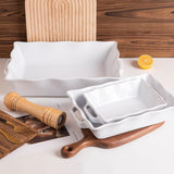 Sweejar Casserole Baking Dishes for Oven | Ceramic Bakeware Set of 3