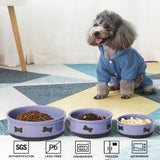 Sweejar Ceramic Dog Bowl |  Porcelain Pet Bowl
