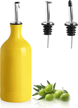 Sweejar Ceramic Olive Oil Dispenser Bottle | Storage Oil, Vinegar, Coffee Syrups