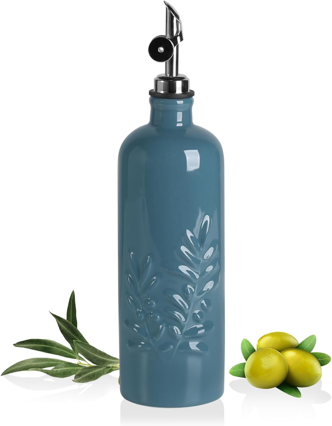 Sweejar Olive Oil Dispenser Bottle for Kitchen | 18 Oz | Leak Proof