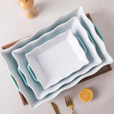 Sweejar Casserole Baking Dishes for Oven | Ceramic Bakeware Set of 3