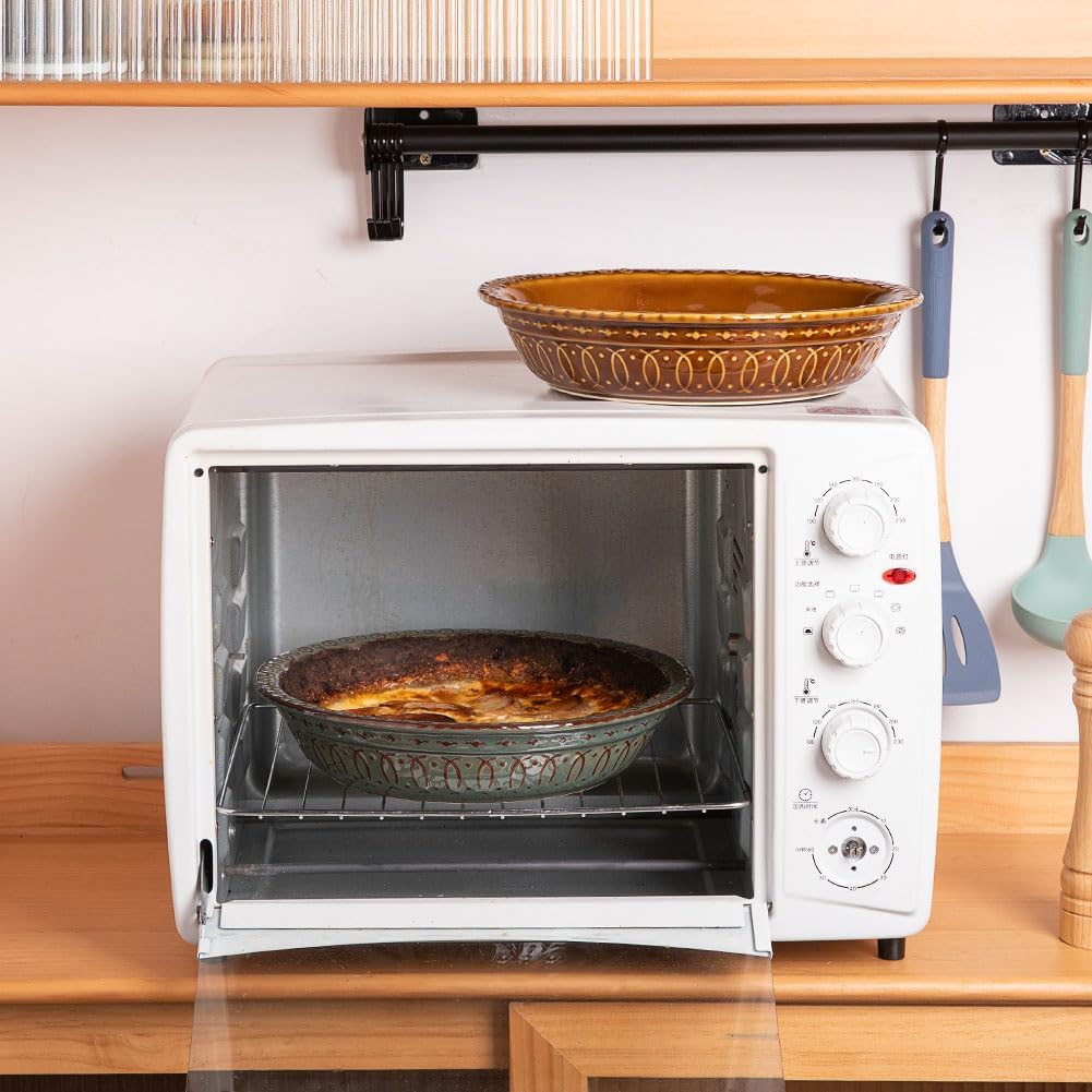 Sweejar Ceramic Pie Pan for Baking