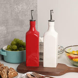 Sweejar Ceramic Olive Oil Dispenser Bottle Oil | 19 Fl Oz