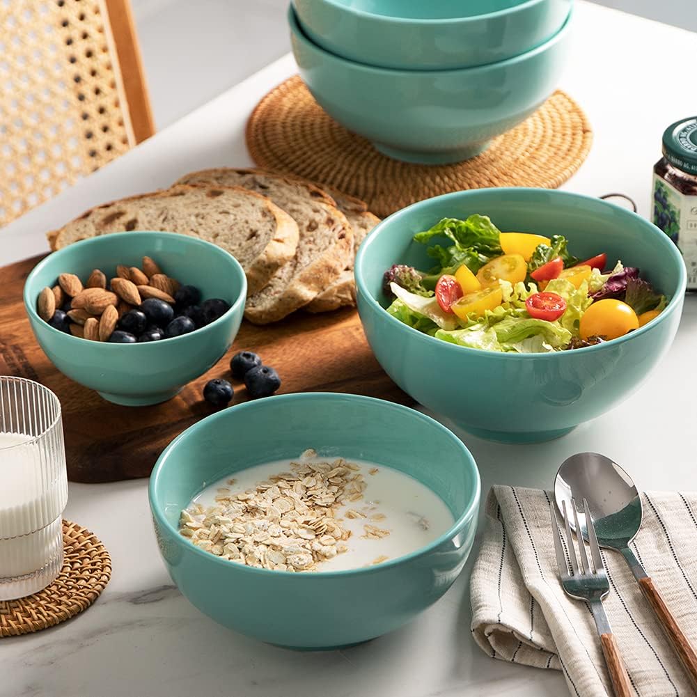 Sweejar Porcelain Serving Pasta Bowls for Salad Pasta Soup | 37 Ounce