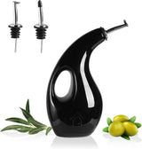 Sweejar Ceramic Olive Oil Bottle Dispenser | Storage Vinegar, Coffee Syrups, Liquids | 24 Oz