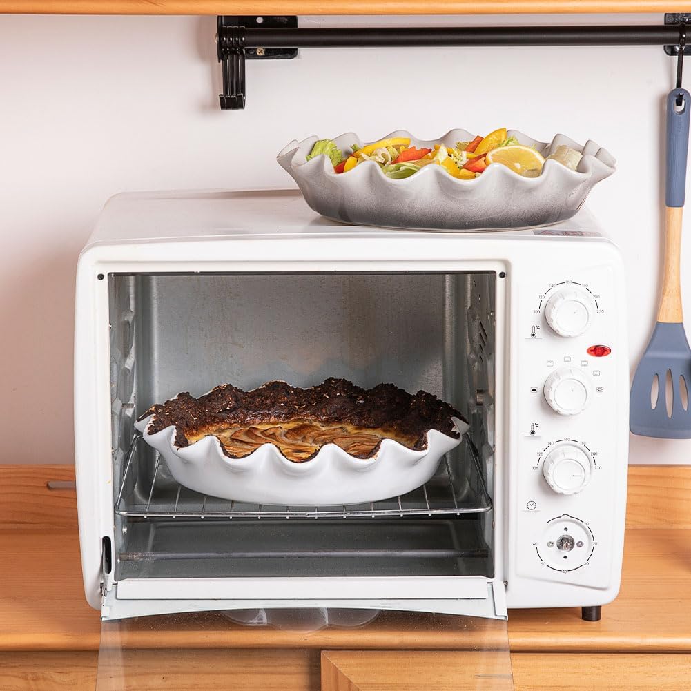 Sweejar Ceramic Pie Pan for Baking