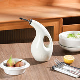 Sweejar Ceramic Olive Oil Bottle Dispenser | Storage Vinegar, Coffee Syrups, Liquids | 24 Oz