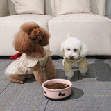 Sweejar Ceramic Dog Bowl |  Porcelain Pet Bowl