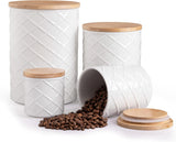 Sweejar Ceramic Canisters Food Storage Jar Sets for Kitchen