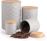Sweejar Ceramic Canisters Food Storage Jar Sets for Kitchen