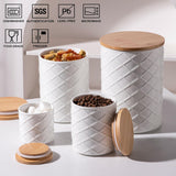 Sweejar Ceramic Canisters Food Storage Jar Sets for Kitchen