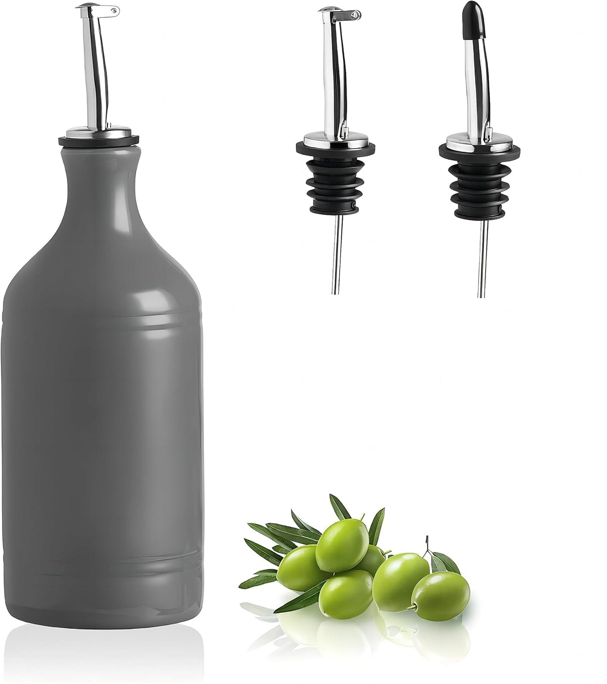 Sweejar Ceramic Olive Oil Dispenser Bottle | Storage Oil, Vinegar, Coffee Syrups