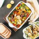 Sweejar Ceramic Bakeware Casserole Dishes for Oven | Set of 3