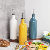 Sweejar Ceramic Olive Oil Dispenser Bottle | Storage Oil, Vinegar, Coffee Syrups