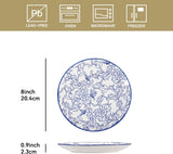 Sweejar 6PCS Ceramic Dinner Plates Set