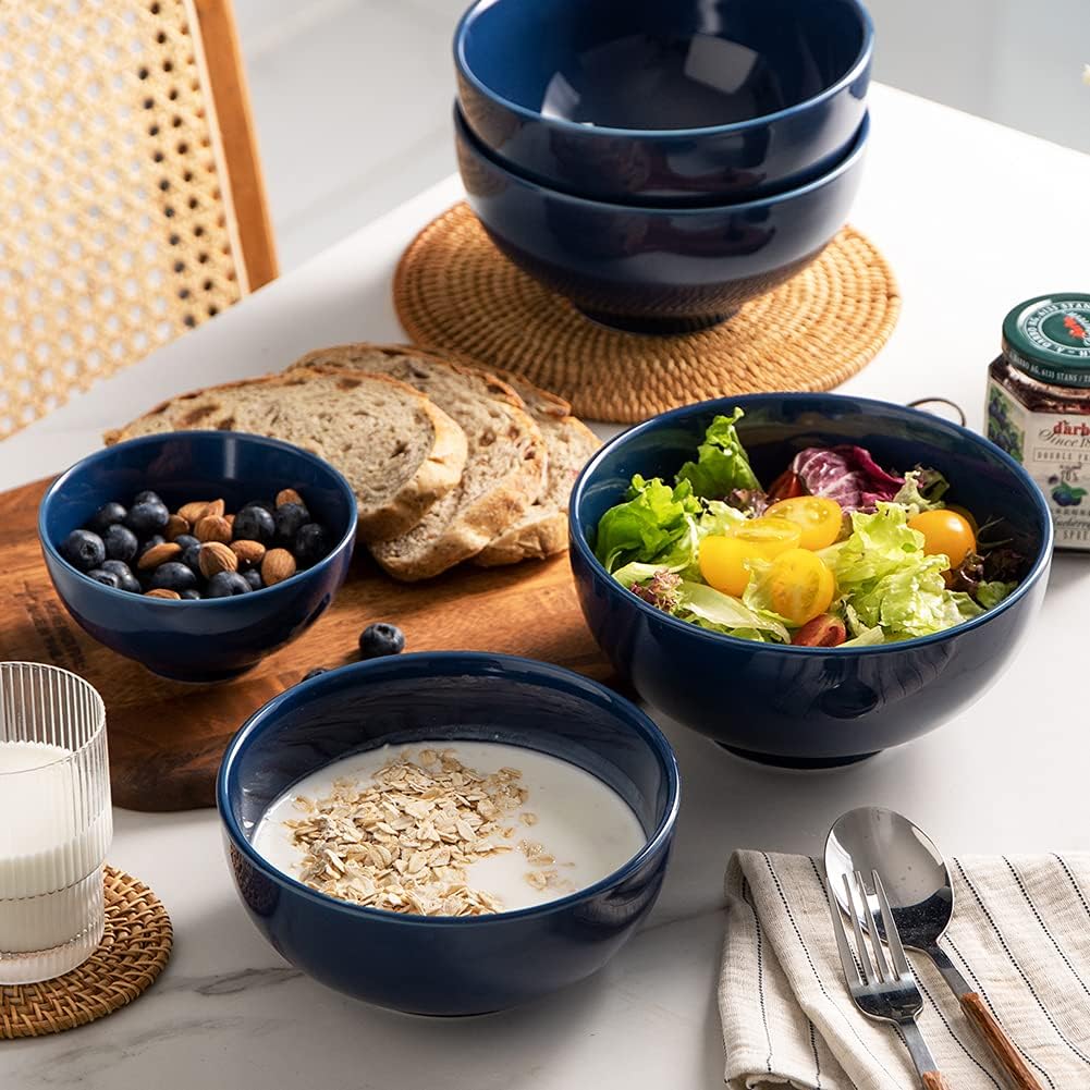 Sweejar Porcelain Serving Pasta Bowls for Salad Pasta Soup | 37 Ounce
